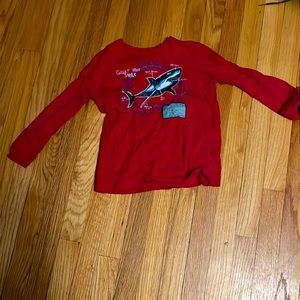 Kids Lands End red shark long sleeve